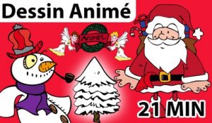 Chansons de Noël, 21 min de dessins animés