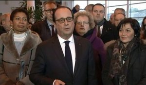 Hollande : "Ne pas céder à la panique, aux amalgames, aux peurs"