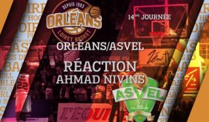 Réaction de Ahmad Nivins - J14 - Orléans reçoit l'ASVEL