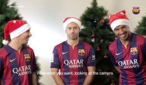 Quand le Barca souhaite un Joyeux Noël !