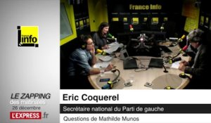 Eric Coquerel : "Je ne vois pas ce qu'il y a à sauver dans l'année de François Hollande".
