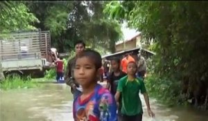 D'importantes inondations frappent la Thaïlande et la Malaisie