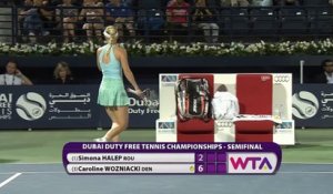 Dubaï - Halep surclasse Wozniacki