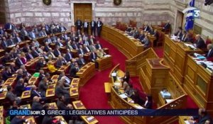 Grèce : législatives anticipées en janvier