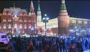 Plus de 130 personnes interpellées à Moscou lors d'une manifestation de l'opposition