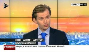 La blague à répétition de l'UMP Guillaume Larrivé pour critiquer les vœux de François Hollande 2
