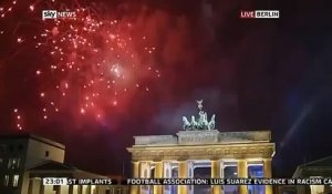 Magnifiques feux d'artifice à Berlin  pour le nouvel an 2015 !