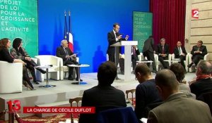 La charge de Cécile Duflot contre François Hollande et Emmanuel Macron