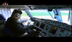 Kim Jong Un pilote un avion!