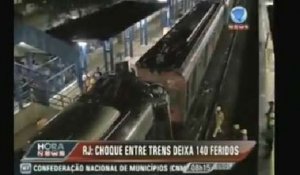Brésil : 158 blessés dans la collision entre deux trains