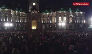 Rennes. De 12.000 à 15.000 personnes en soutien à Charlie Hebdo