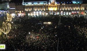 Hommage aux victimes de l'attentat contre Charlie Hebdo à Strasbourg