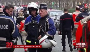 Des policiers pris pour cible dans l'attentat contre "Charlie Hebdo"