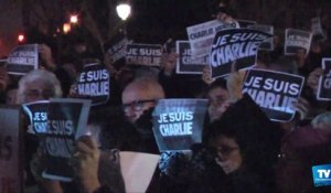 Des centaines de personnes ont rendu hommage hier soir à Carcassonne aux victimes de Charlie.