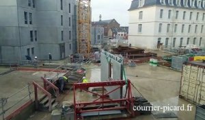 Le chantier de la caserne Dejean à Amiens