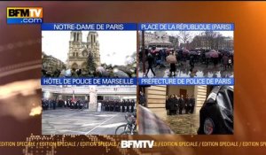 Attentat à Charlie Hebdo: une minute de silence observée dans toute la France