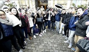 Les lycéens de Jean Jaurès mobilisés à Reims #jesuicharlie