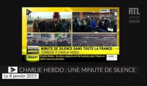 Fusillade à Charlie Hebdo : la France observe une minute de silence