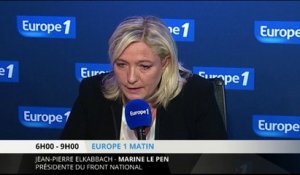 Marine Le Pen : "honte de quoi ?"