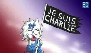 «Charlie Hebdo»: Hommages de Clooney, Les Simpsons, Sting, Johnny