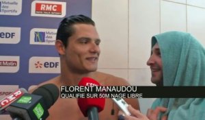 NATATION - CHF - Manaudou : «Le temps n'est pas important»