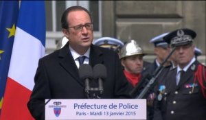 François Hollande : "Clarissa, Franck, Ahmed sont morts pour que nous puissions vivre libres"