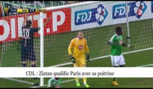 CDL : Le PSG qualifié grâce à la poitrine de Zlatan