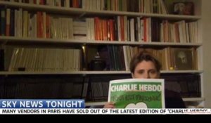 Sky News censure la couverture de Charlie Hebdo montrée par Caroline Fourest