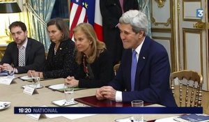 Le chef de la diplomatie américaine, John Kerry est en France