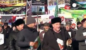 Grozny défile contre Charlie Hebdo