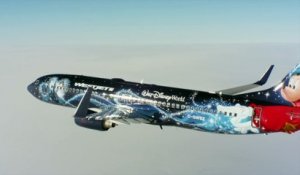 Un avion de la WestJet customisé en mode MICKEY!