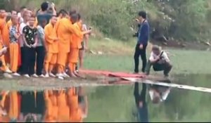 Ce moine Shaolin qui marchait sur l'eau