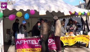 Téléthon 2014 : village Téléthon place Pey Berland à Bordeaux (33)