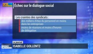 Echec sur le dialogue social : les craintes des syndicats