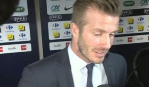 Foot - Coupe : Beckham, «J'ai pris du plaisir»