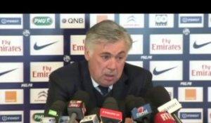 FOOT - C1 - PSG - Ancelotti : «L'arbitre n'a pas créé de problèmes»