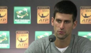 TENNIS - ATP - BNPPM - Djokovic : «J'ai réussi à jouer les bons coups»