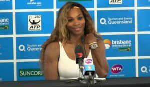 TENNIS - WTA - Brisbane - Serena : «Je ne fête pas le nouvel an»