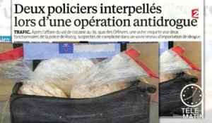 Roissy : deux policiers en garde à vue pour trafic de drogue