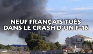 Neuf militaires français tués dans le crash d'un F-16