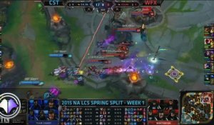 Top 5 moves LCS Spring Split week 1 - League of Legends