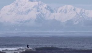 Surf en Alaska avec Damien Castera