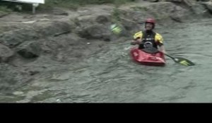 Les troisièmes runs des finales kayak de la coupe du monde