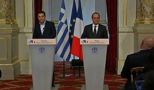 Déclaration conjointe à la presse avec M. Alexis Tsipras, Premier ministre grec