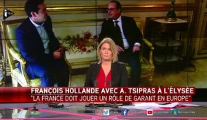 A.Tsipras : "La France doit jouer un rôle de garant en Europe"