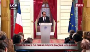 Paris. La cinquième conférence de presse de François Hollande