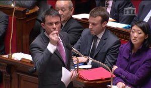 Valls s'énerve une nouvelle fois contre un député UMP qui demande la démission de Taubira
