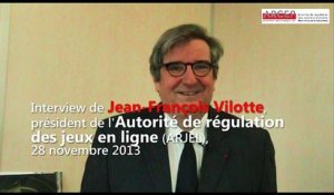 Interview de Jean-François VILOTTE, président de l'ARJEL (20 décembre 2013)