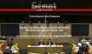 Audition au Sénat de Marie-Luce Penchard