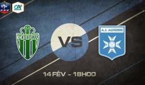 Samedi 14 février à 18h00 - CSO Amnéville - AJ Auxerre (b) - CFA2 E